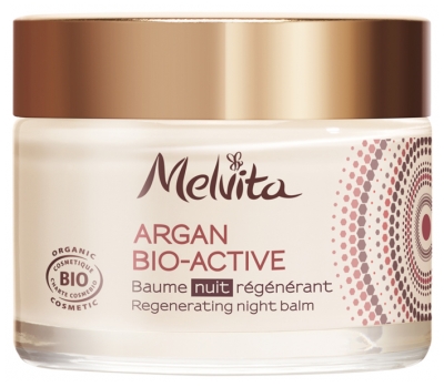 Argan Bio-Active Baume Nuit Régénérant Bio 50ml Melvita