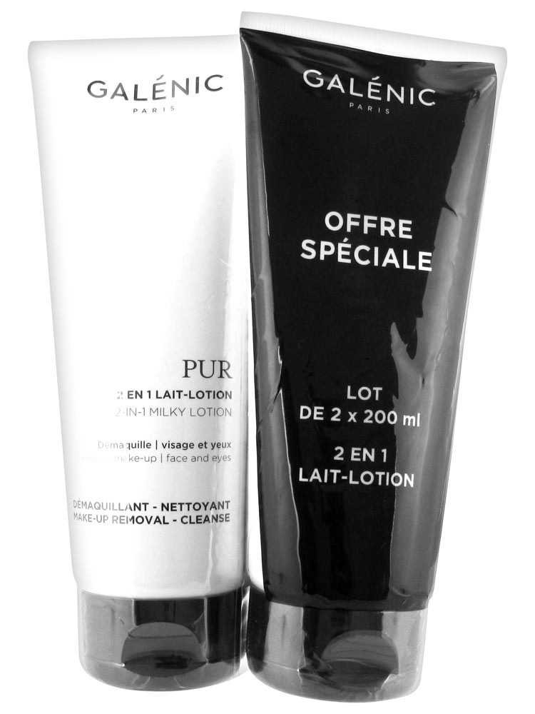 [NgRT011uyRT0011594] Pur 2 en 1 Lait-Lotion 2 x 200ml Galénic
