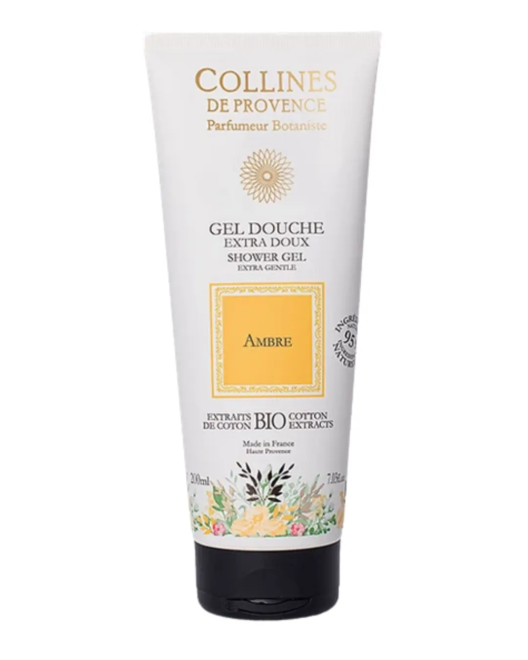 [NgRT011uyRT0011776] Gel Douche Ambre 200ml Collines de Provence