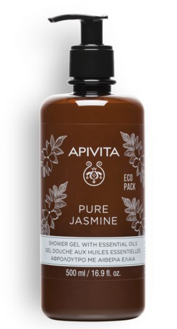 [NgRT011uyRT0011856] Gel Douche aux Huiles Essentielles Pure Jasmine Apivita
