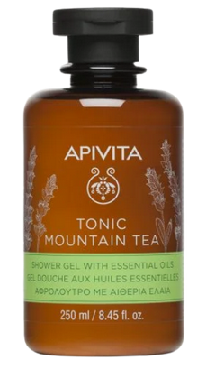 [NgRT011uyRT0011862] Gel Douche aux Huiles Essentielles Tonic Mountain Tea Apivita
