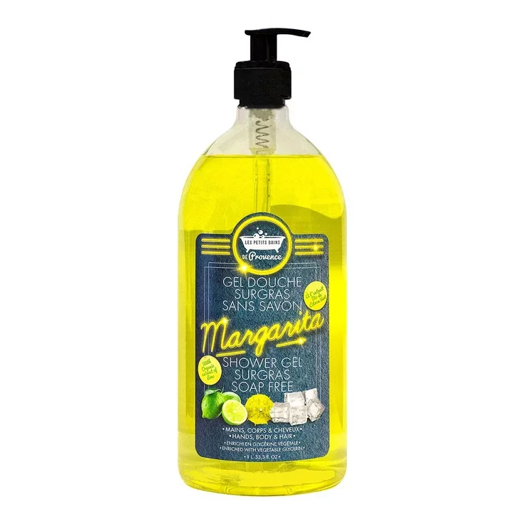 [NgRT011uyRT0011954] Gel douche surgras sans savon Margarita 1 Litre Les Petits Bains de Provence