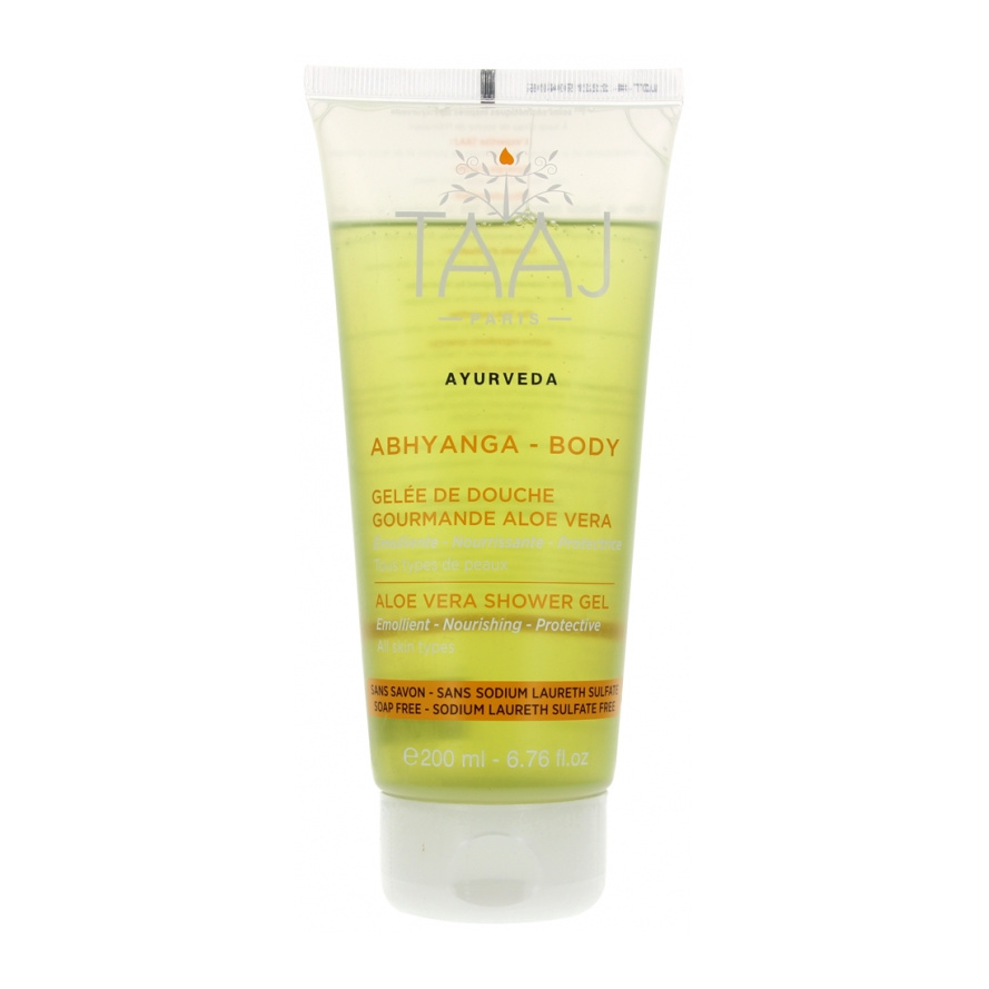 [NgRT011uyRT0011992] Abhyanga Gelée de Douche Gourmande Aloe Vera 200ml Taaj