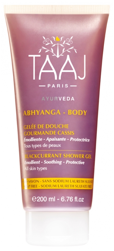  Abhyanga Gelée de Douche Gourmande Cassis 200ml Taaj