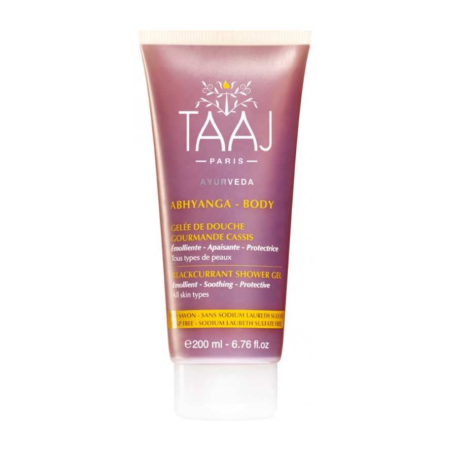 [NgRT011uyRT0011993] Abhyanga Gelée de Douche Gourmande Cassis 200ml Taaj