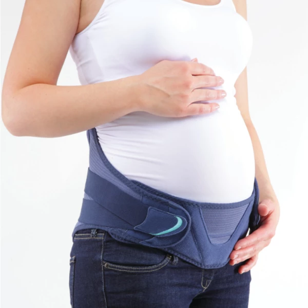 [NgRT011uyRT0012108] Lombogib Maternity Ceinture de Grossesse Grise Taille 1 Hauteur 26cm Gibaud 