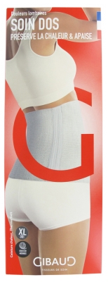 Gibaud Soin Dos Ceinture Chaleur Anthracite Hauteur 30 cm
