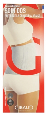 [844FgT00004vvdv] Gibaud Soin Dos Ceinture Chaleur Anthracite Hauteur 30 cm