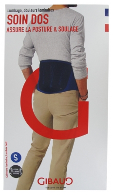 Gibaud Soin Dos Ceinture Lombaire Hauteur 21 cm