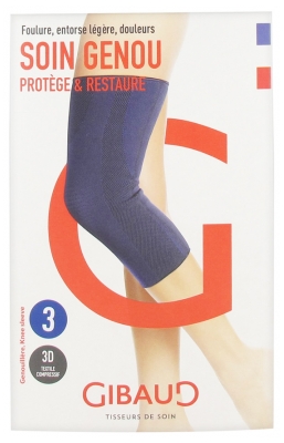 Gibaud Soin Genou Genouillère Bleue