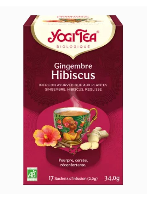 Gingembre Hibiscus Bio Yogi Tea