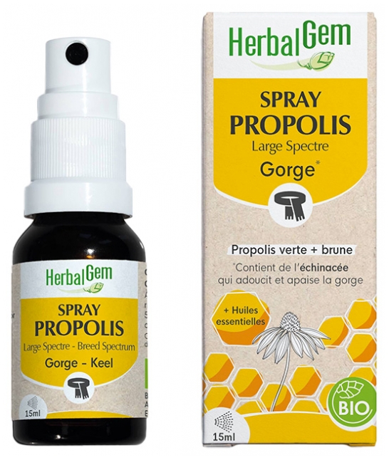 [NgRT011uyRT0013057] Spray Propolis Large Spectre 15ml HerbalGem
