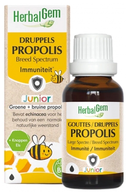[NgRT011uyRT0013079] HerbalGem Gouttes Propolis Junior Bio 15 ml
