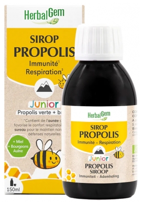 [NgRT011uyRT0013092] Sirop Propolis Junior Bio 150ml HerbalGem