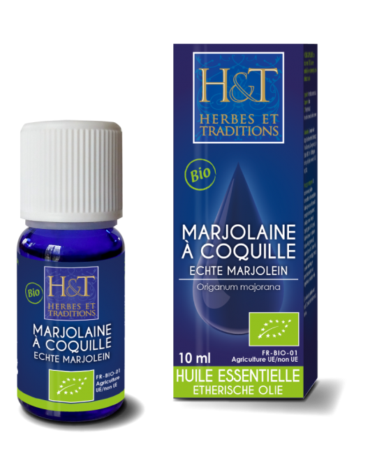 [NgRT011uyRT0013420] Huile Essentielle de Marjolaine à Coquille Bio Herbes & Traditions