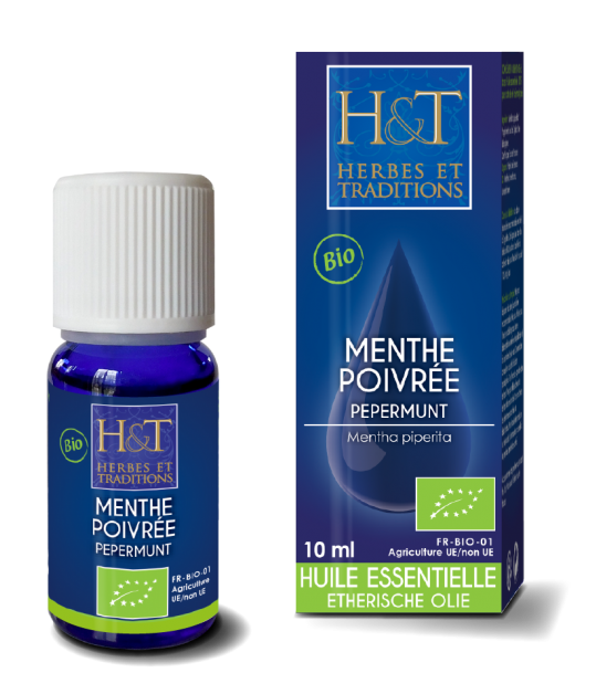 [NgRT011uyRT0013421] Huile Essentielle de Menthe Poivrée Bio Herbes & Traditions