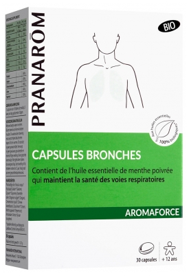 [NgRT011uyRT0002398] Aromaforce Capsules Bronches Bio 30 Capsules Pranarôm 