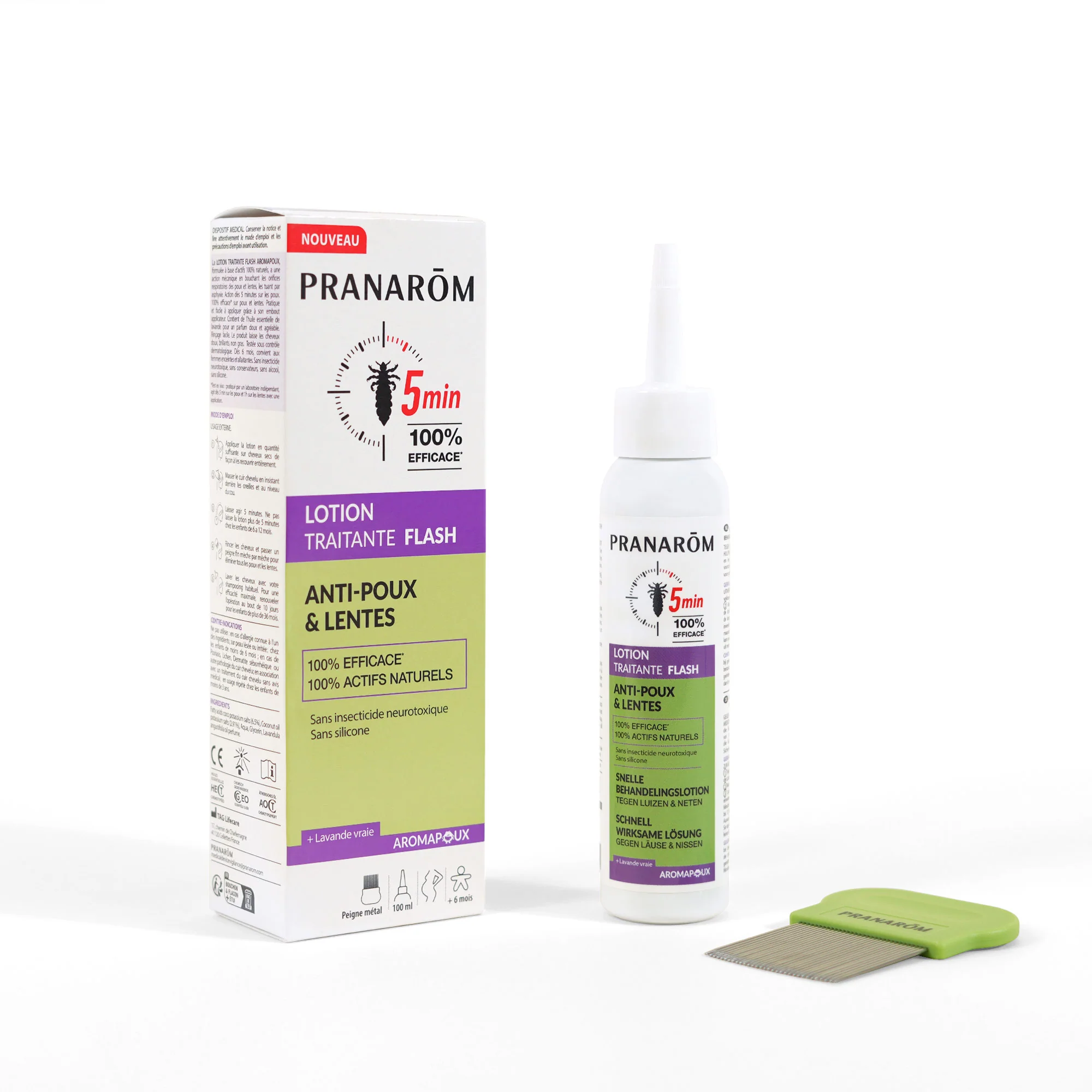 [NgRT011uyRT0002404] Aromapoux Lotion Traitante Flash 100ml Pranarôm