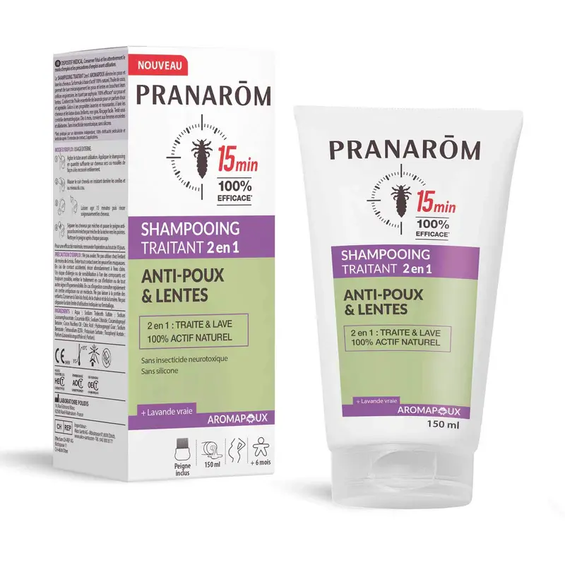[NgRT011uyRT0002405] Aromapoux Shampooing Traitant 150ml Pranarôm