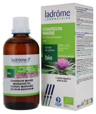 [844FgT00004vy75] Ladrôme Extrait de Plante Bio Chardon Marie 100 ml