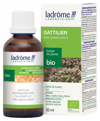 [844FgT00004vy78] Ladrôme Extrait de Plante Bio Gattilier 50 ml