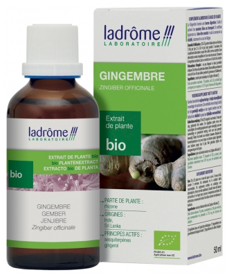 [844FgT00004vy79] Ladrôme Extrait de Plante Bio Gingembre 50 ml