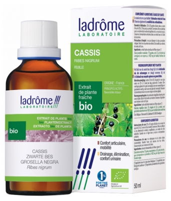 [844FgT00004vy7k] Ladrôme Extrait de Plante Fraîche Bio Cassis 50 ml