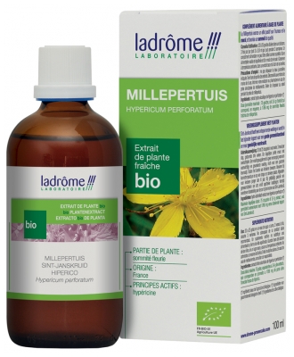 [844FgT00004vy7s] Ladrôme Extrait de Plante Fraîche Bio Millepertuis Bio 100 ml