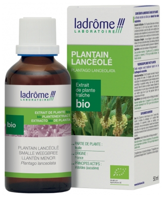 [844FgT00004vy7z] Ladrôme Extrait de Plante Fraîche Bio Plantain Lancéolé 50 ml
