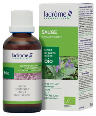 [844FgT00004vy83] Ladrôme Extrait de Plante Fraîche Bio Sauge 50 ml