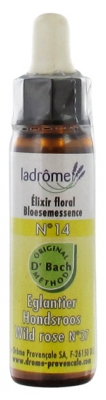 [844FgT00004vy8a] Ladrôme Fleurs De Bach Elixir Floral N°14 : Églantier Bio 10 ml