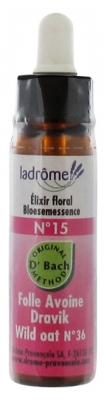Ladrôme Fleurs De Bach Elixir Floral N°15 : Folle Avoine Bio 10 ml