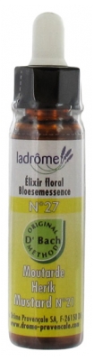 [844FgT00004vy8l] Ladrôme Fleurs De Bach Elixir Floral N°27 : Moutarde Bio 10 ml