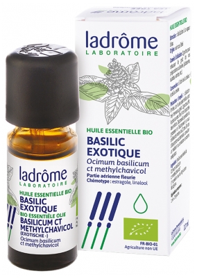 Ladrôme Huile Essentielle Basilic Exotique (Ocimum basilicum ct methylchavicol) Bio 10 ml