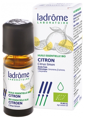 [844FgT00004vy91] Ladrôme Huile Essentielle Citron (Citrus limon) Bio 10 ml