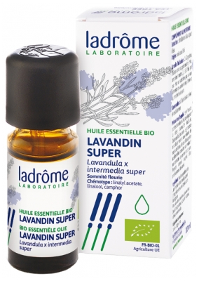 Ladrôme Huile Essentielle Lavandin Super (Lavandula x intermedia super) Bio 10 ml