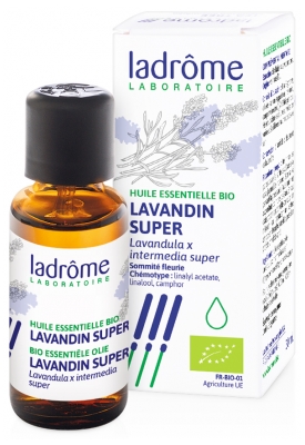 Ladrôme Huile Essentielle Lavandin Super (Lavandula x intermedia super) Bio 30 ml