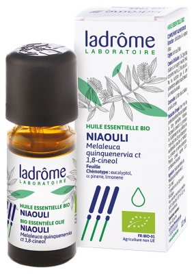 Ladrôme Huile Essentielle Niaouli (Melaleuca quinquenervia ct 1,8-cineol) Bio 10 ml