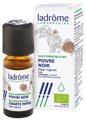 Ladrôme Huile Essentielle Poivre Noir (Piper nigrum) Bio 10 ml