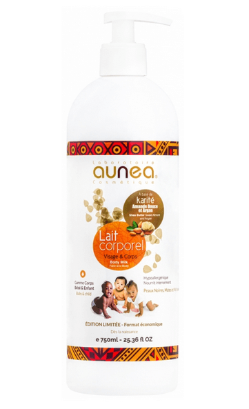 Lait Corporel Visage & Corps Lot de 2 Aunéa