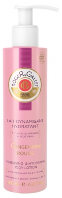 Lait Corps Dynamisant Hydratant Gingembre Rouge Roger & Gallet