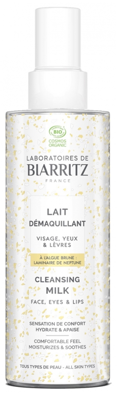 [NgRT011uyRT0015970] Lait Démaquillant Bio 200 ml Laboratoires de Biarritz 