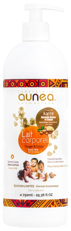 Lait Corporel Visage Corps 750 ml Aunéa