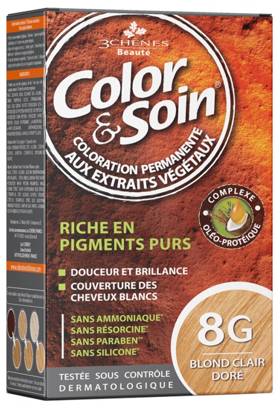 [NgRT011uyRT0016580] Color & Soin Blond clair doré 8G Les 3 Chênes 