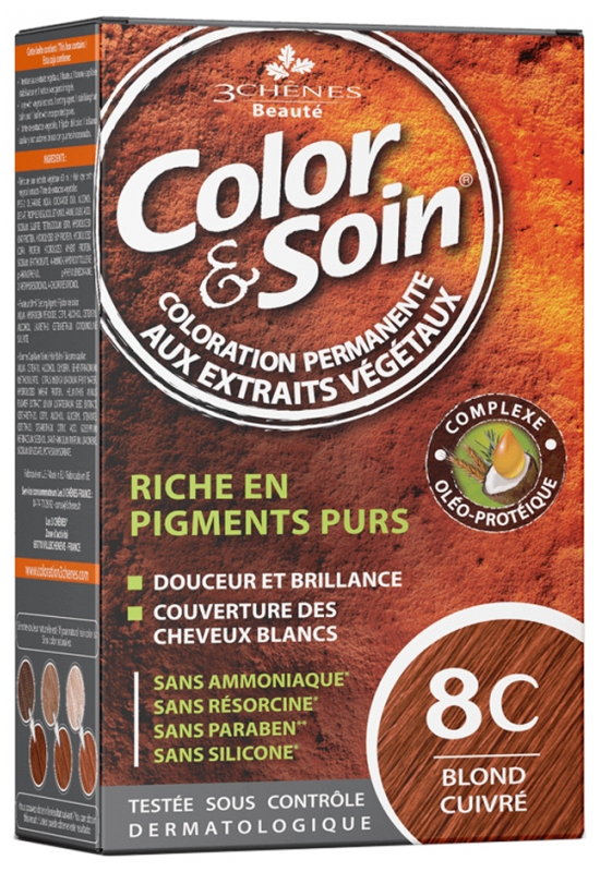 [NgRT011uyRT0016581] Color & Soin Blond cuivre 8C Les 3 Chênes