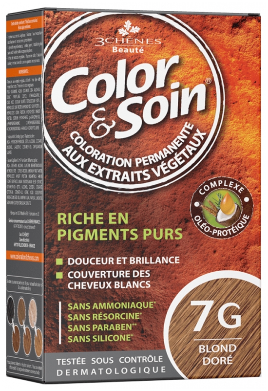 [NgRT011uyRT0016582] Color & Soin Blond doré 7G Les 3 Chênes