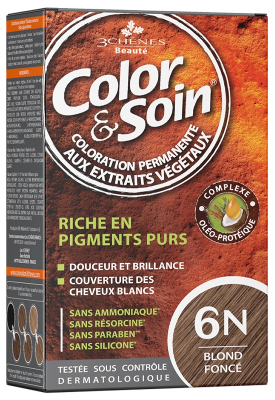 [NgRT011uyRT0016584] Color & Soin Blond foncé 6N Les 3 Chênes 