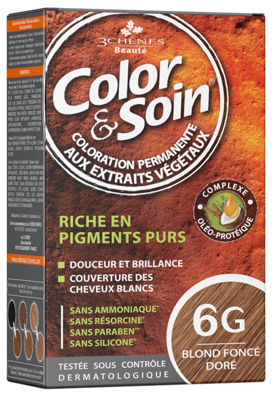 Color & Soin Blond foncé doré 6G Les 3 Chênes