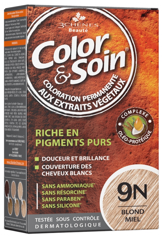 [NgRT011uyRT0016587] Color & Soin Blond miel 9N Les 3 Chênes 
