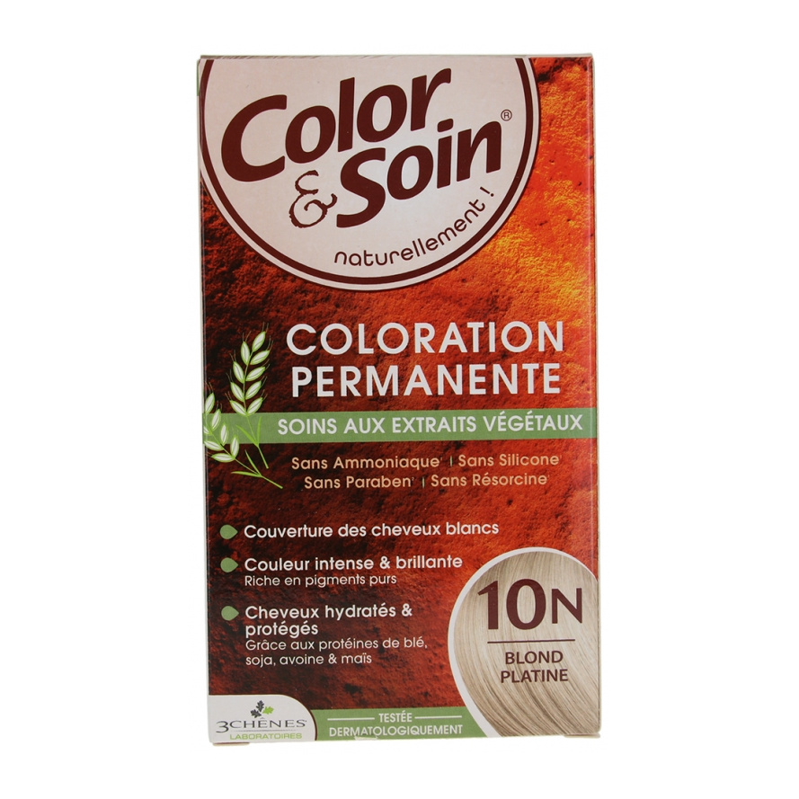 [NgRT011uyRT0016589] Coloration Blond platine 10N Color & Soin Les 3 Chênes